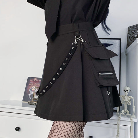 Techwear Gothic Skirt