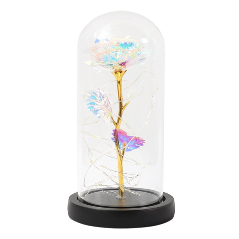 Glass Rose Romantic Light