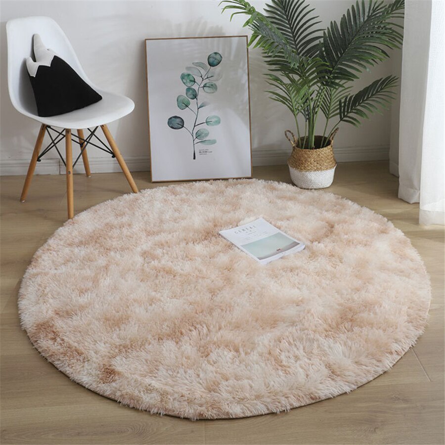 Fluffy Round Carpet