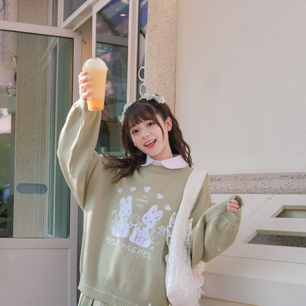 Kawaii-Pullover im koreanischen Stil