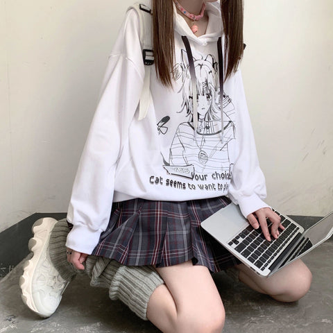 Gothic Anime Darkwear Hoodie