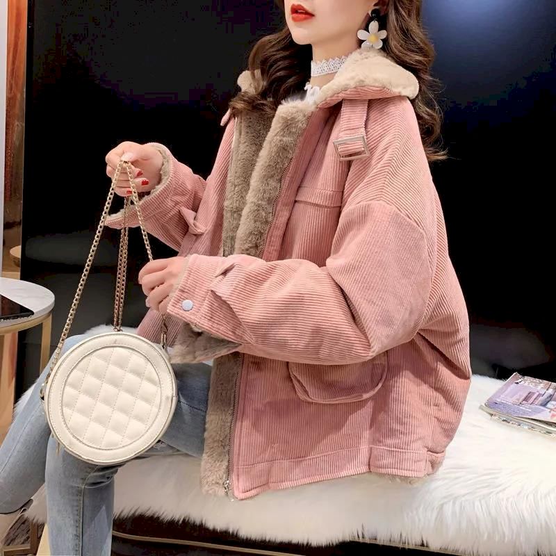 Chaqueta de invierno estética coreana