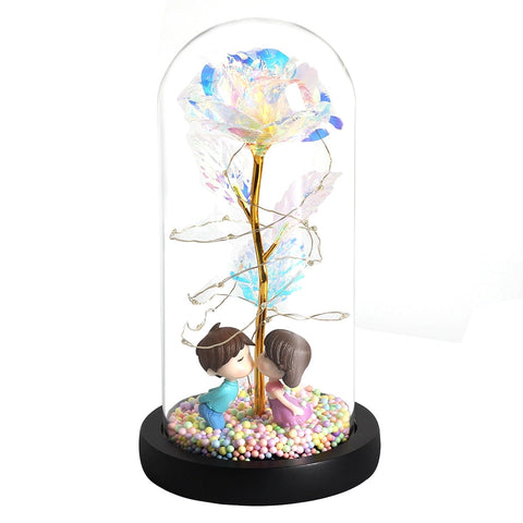 Glass Rose Romantic Light
