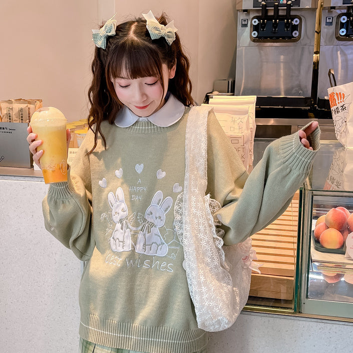 Kawaii-Pullover im koreanischen Stil