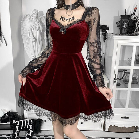 Vintage Gothic Kleid