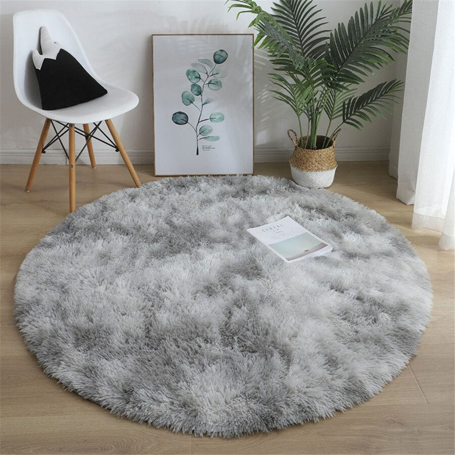 Fluffy Round Carpet