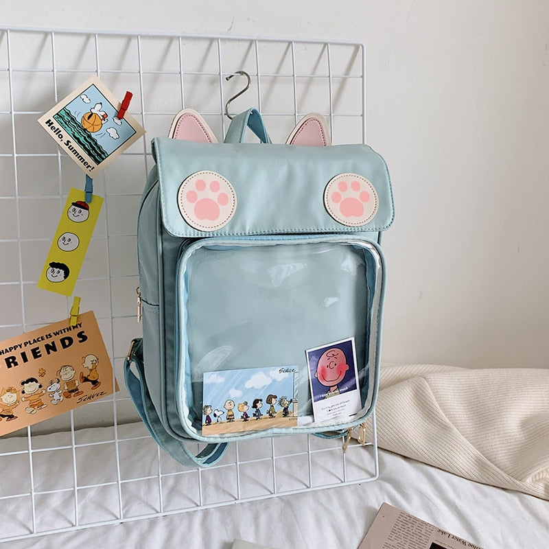 Süßer Kawaii-Katzenrucksack