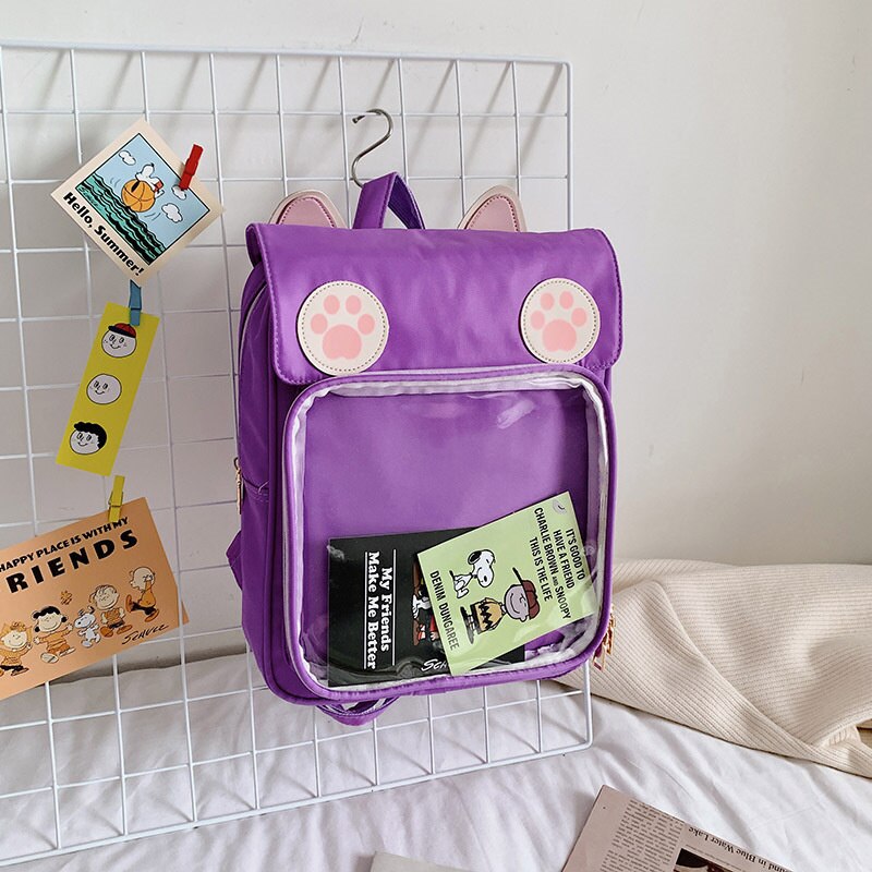 Süßer Kawaii-Katzenrucksack