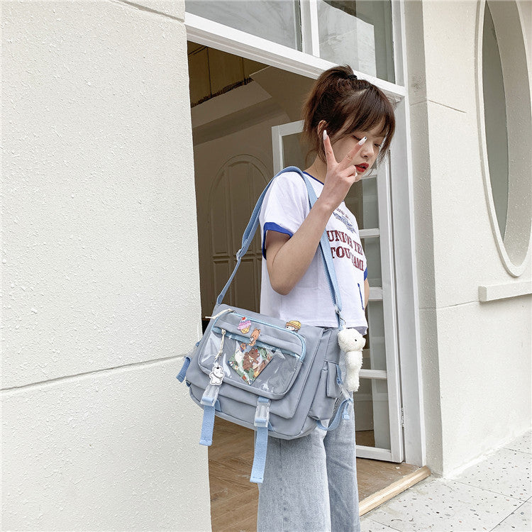 Bolso estilo preppy coreano