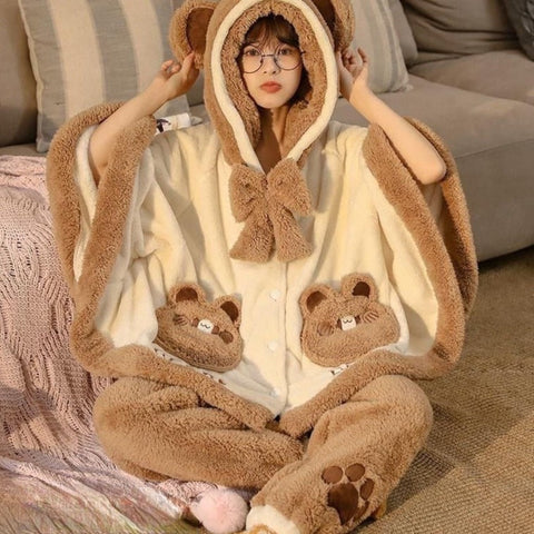 Pijama japonés de oso kawaii