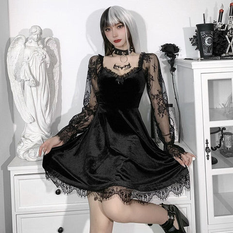 Vintage Gothic Kleid