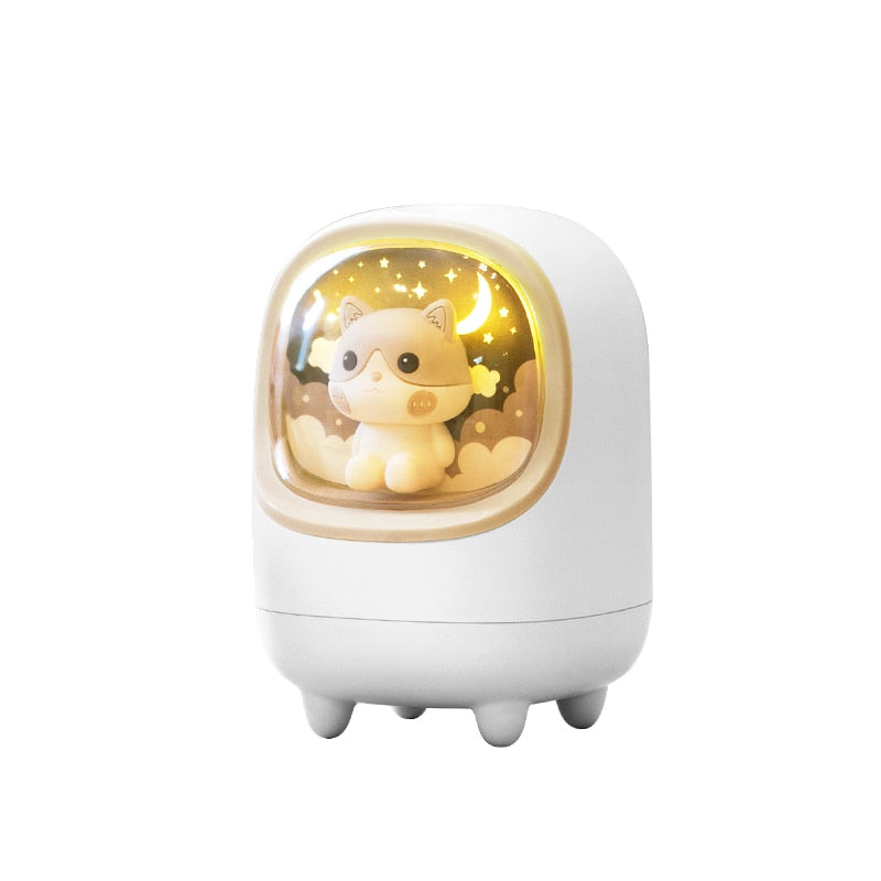 Cat Deer Space Capsule Luftbefeuchter