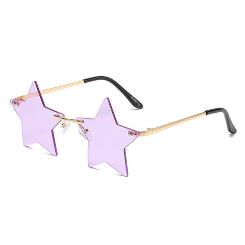 Gafas de sol de moda con forma de estrella