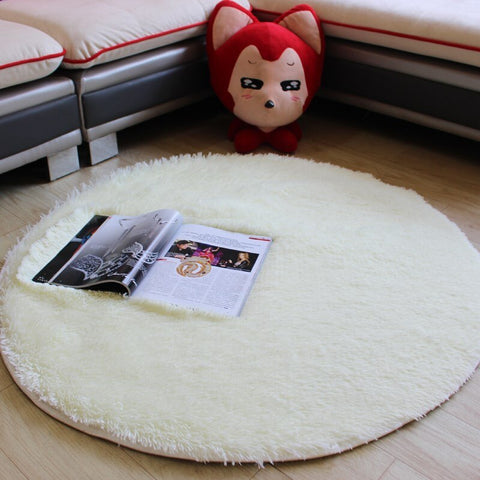 Fluffy Round Carpet