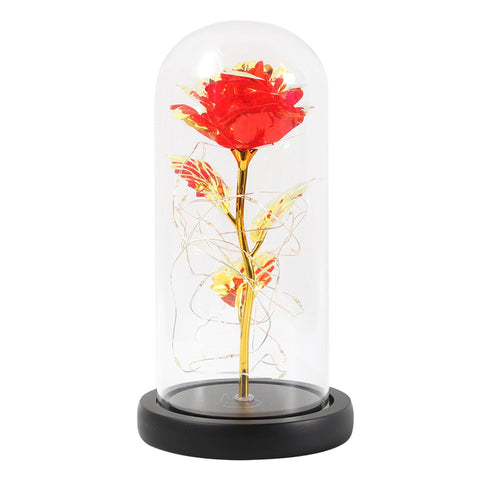Glass Rose Romantic Light