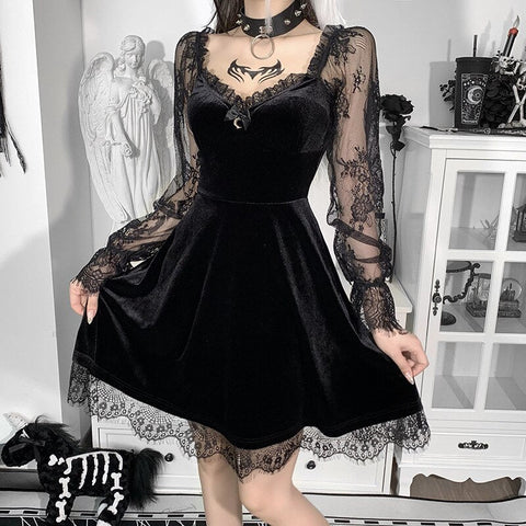 Vintage Gothic Kleid