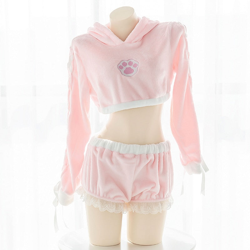 Cute Bunny Pajamas Set