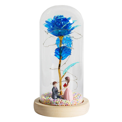 Glass Rose Romantic Light