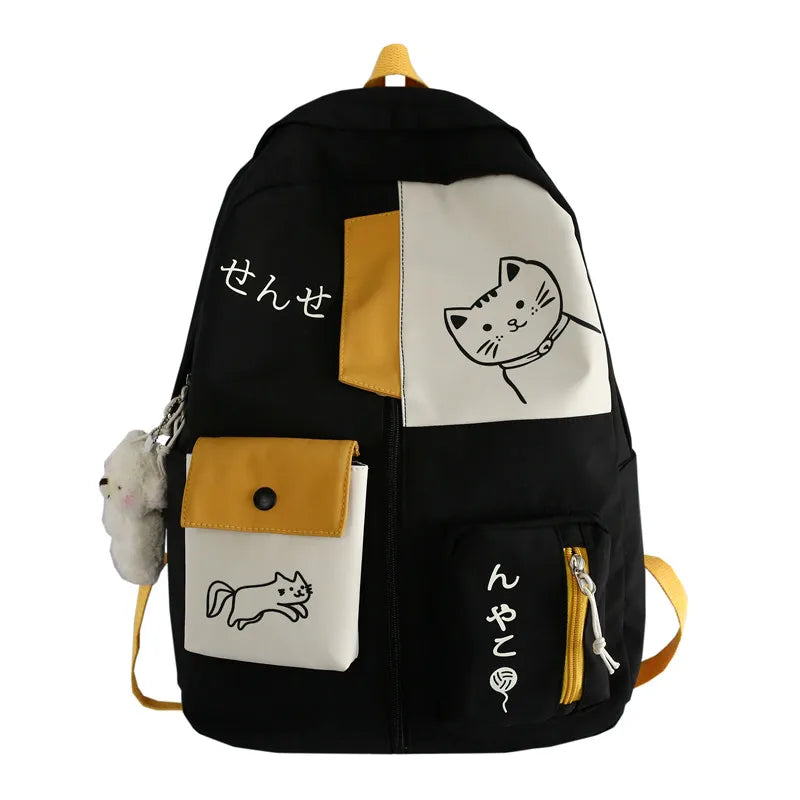 Mochila escolar impermeable kawaii 