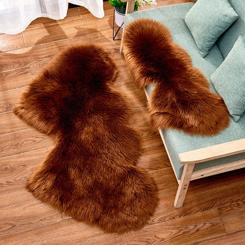 Double Heart Fluffy Carpets