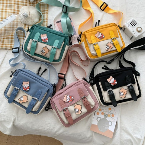 Bolso de hombro estilo coreano kawaii