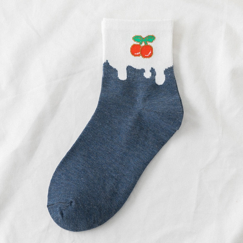 Calcetines de frutas lindas