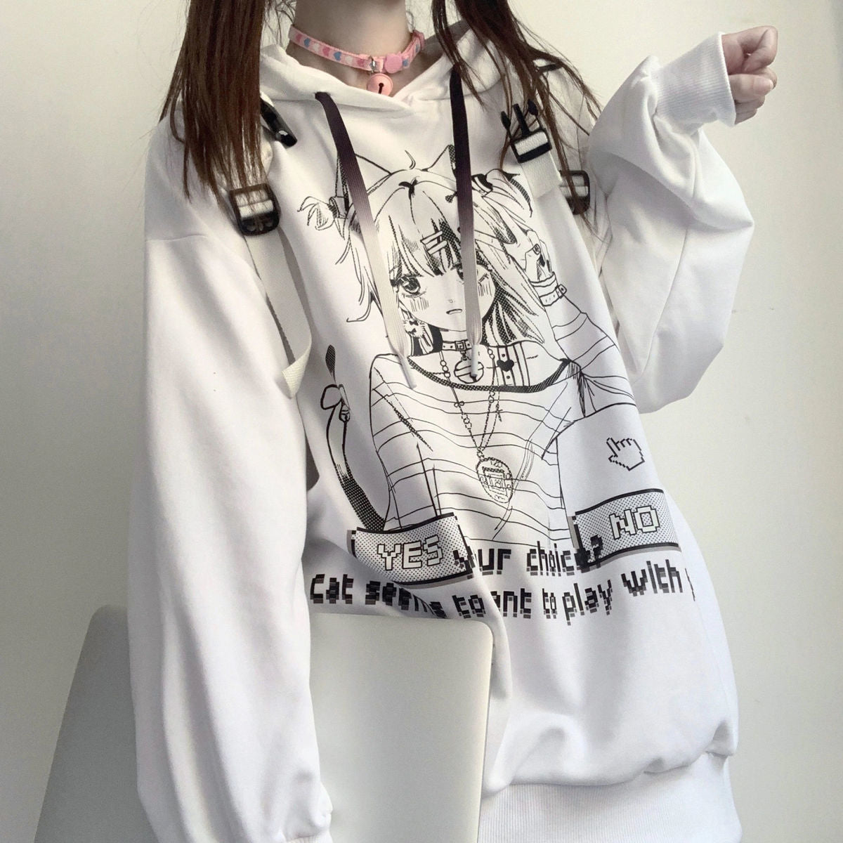 Gothic Anime Darkwear Hoodie