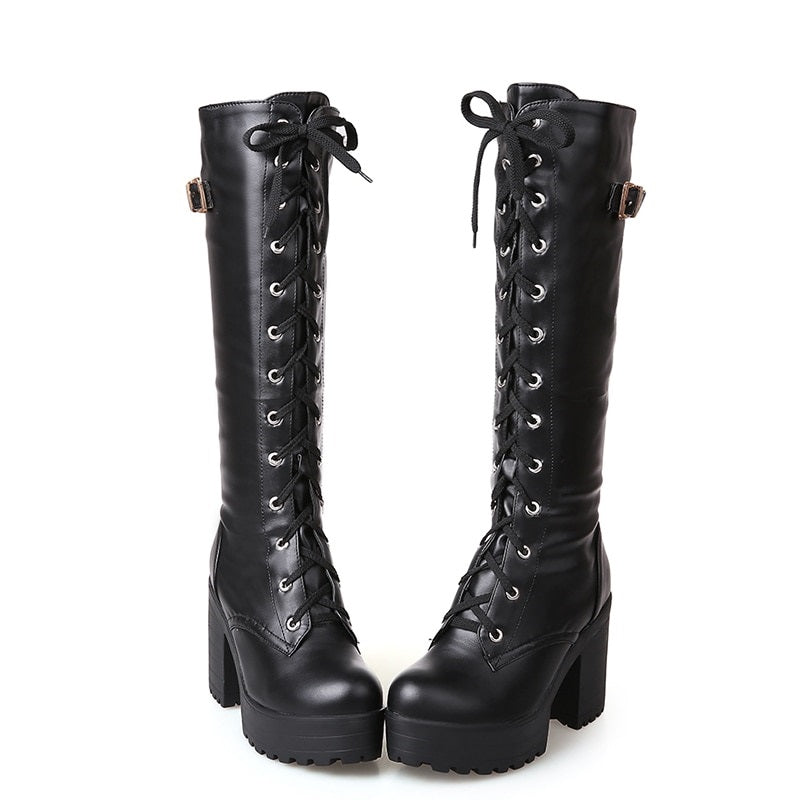 Dark Style High Boots