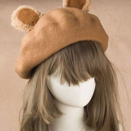 Beret With Bear Ear