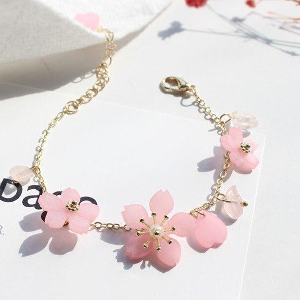 Sakura-Blumenarmband