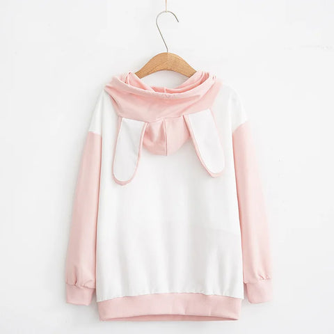 Kapuzenpullover mit Kawaii-Katzen-Grafik