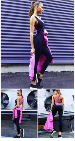 Fitness-Jumpsuit für Damen