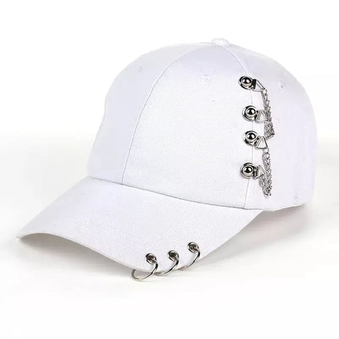 Gorra de béisbol estilo punk