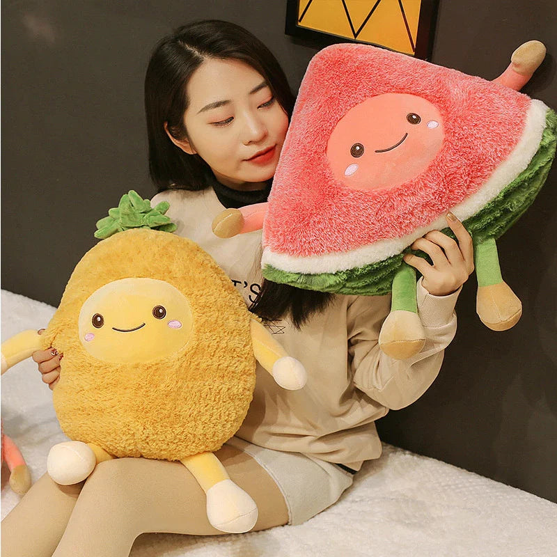 Peluches de frutas peludas