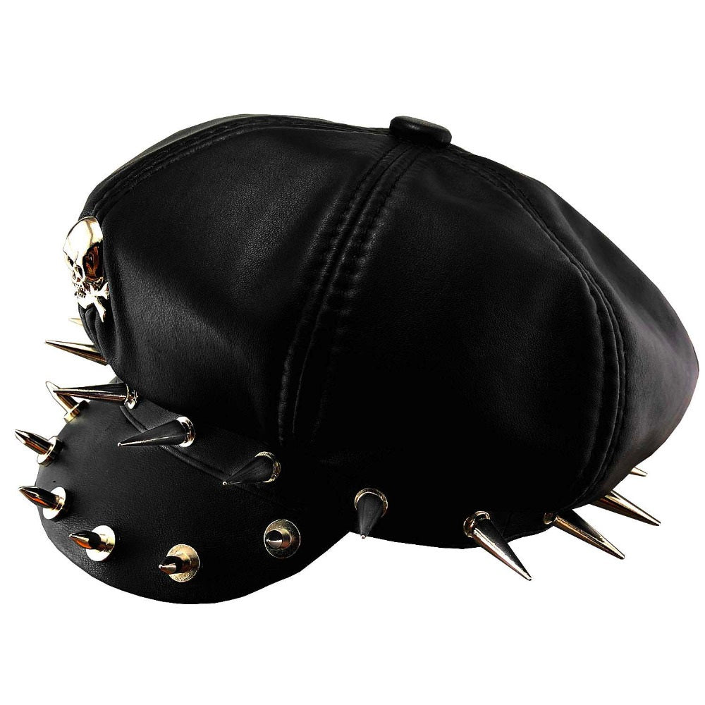 Rock Skull Spike Cap