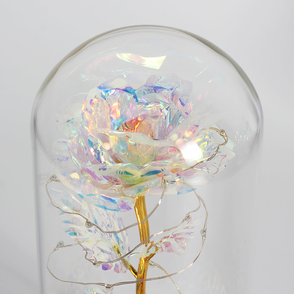 Glass Rose Romantic Light
