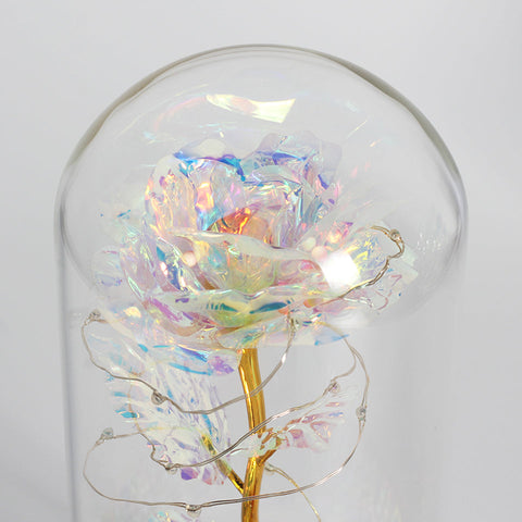 Glass Rose Romantic Light