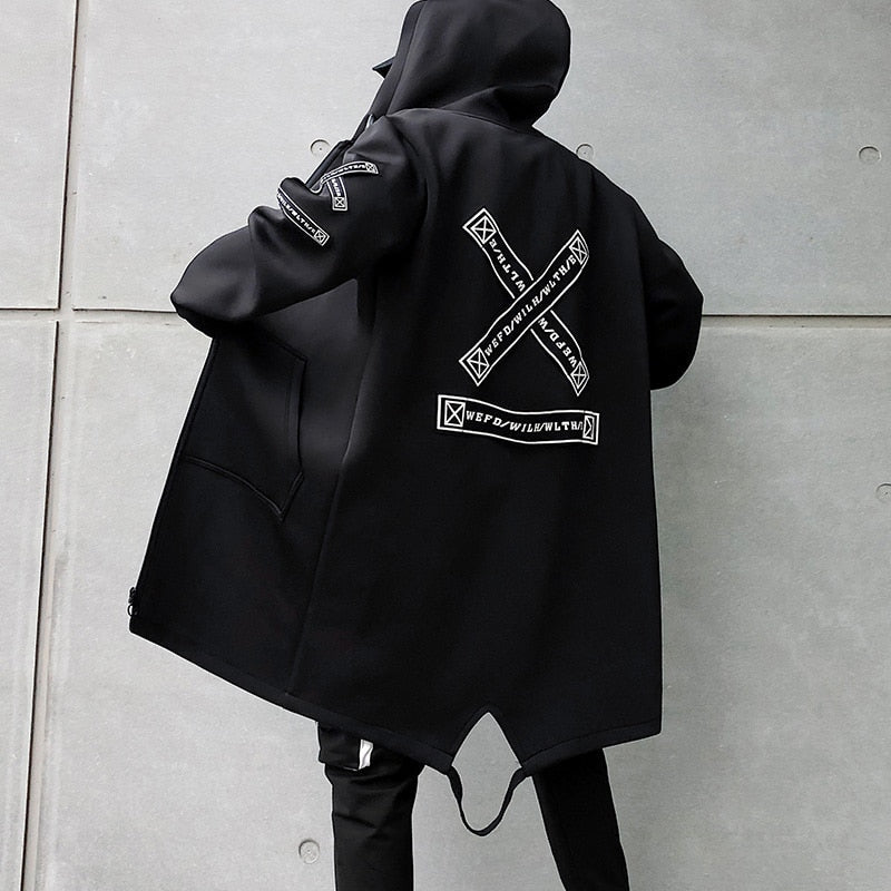 Techwear Harajuku Kapuzenjacke