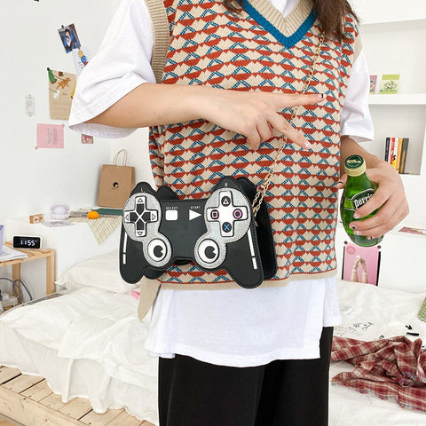 Gamepad Style Shoulder Bag