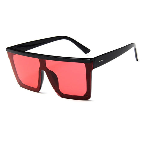 Classic Square Mirror Coated Sunglasses
