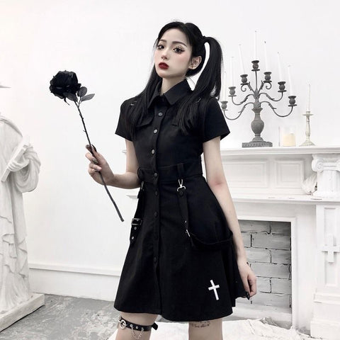 Darkwear Gothic Minikleid