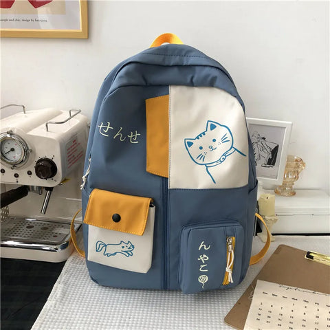 Kawaii wasserdichter Schulrucksack 