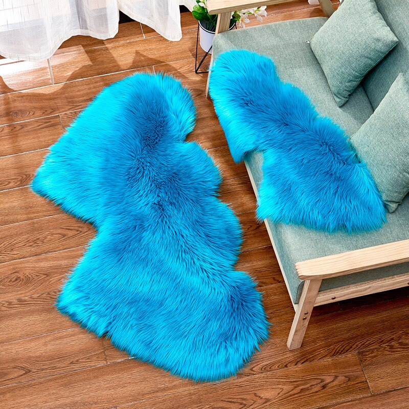 Double Heart Fluffy Carpets