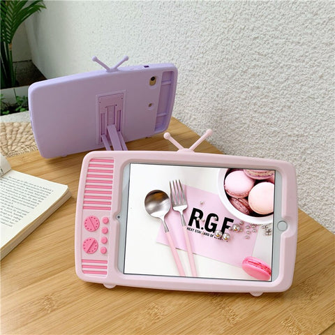 Kawaii Retro TV Hülle für iPad