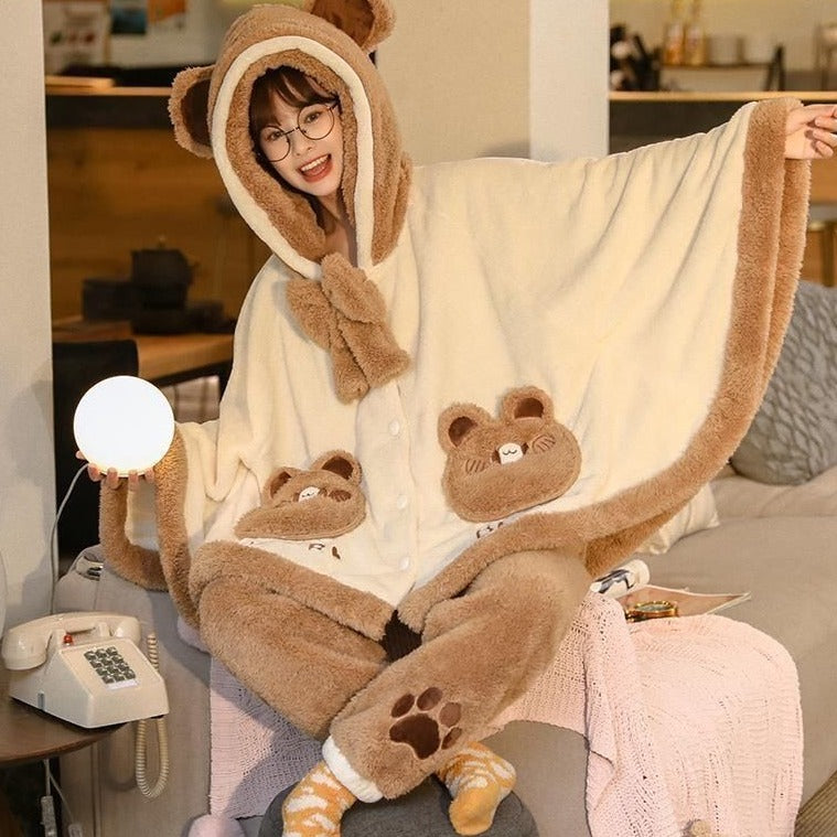 Pijama japonés de oso kawaii