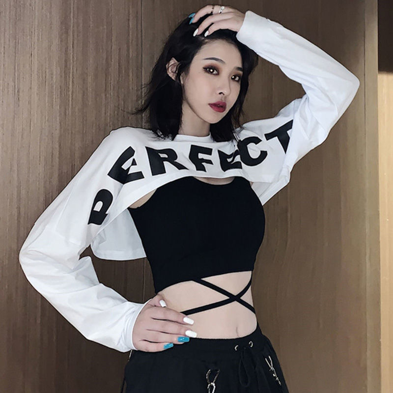 Crop-Top-Set im koreanischen Stil