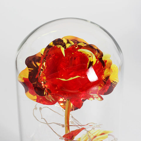 Glass Rose Romantic Light