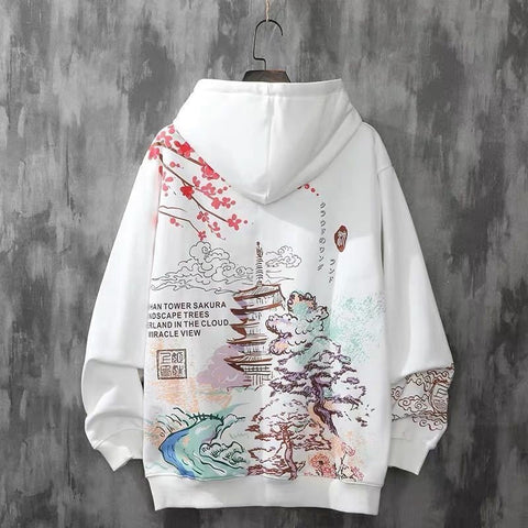 Sudadera con capucha de estilo japonés de estilo Harajuku