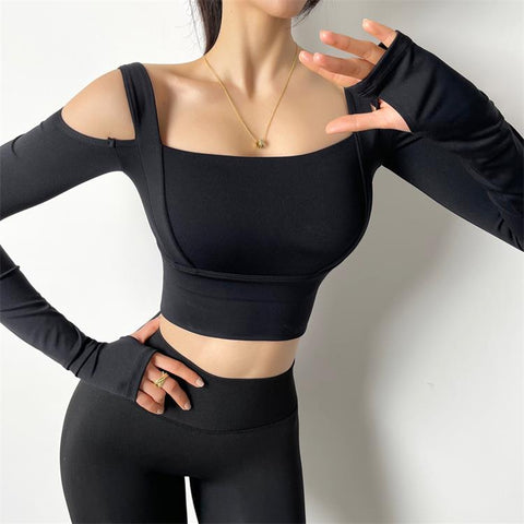 Long Sleeve Athletic Women’s Fitness Top