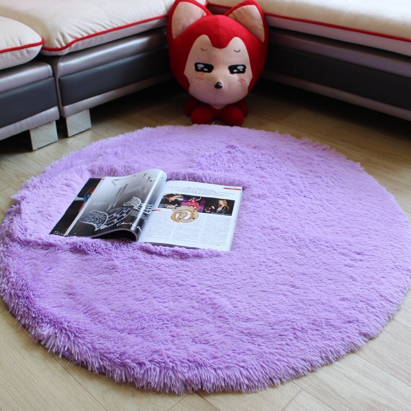 Fluffy Round Carpet